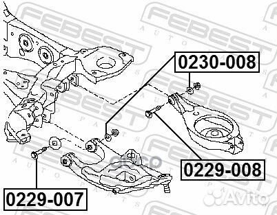 Болт с эксцентриком nissan patrol Y62 2010