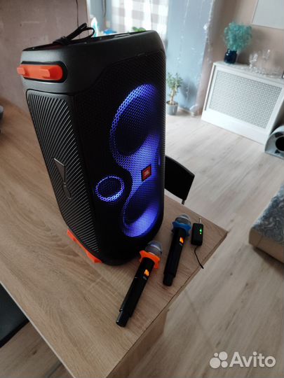 Аренда колонки JBL Partybox 110 с микрофонами