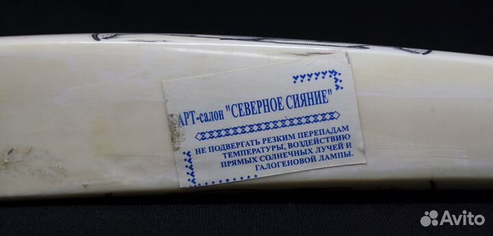 Композиция Пеликены, Клык моржа, Уэленская косторе