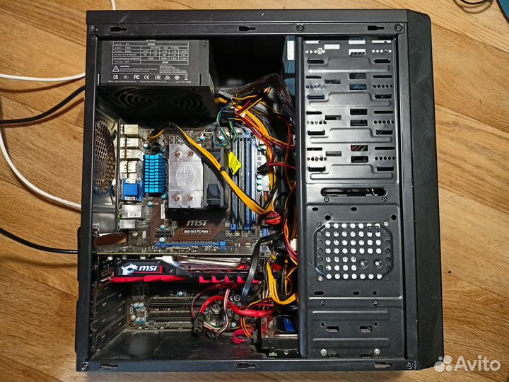 Компьютер (Intel i5-4460, GTX 1050Ti, 16GB)