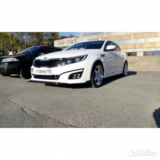Сплиттер бампера Kia Optima 1