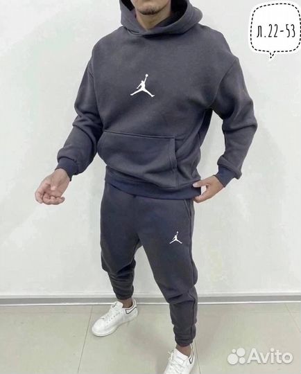 Мужской спортивный костюм Jordan флисовый