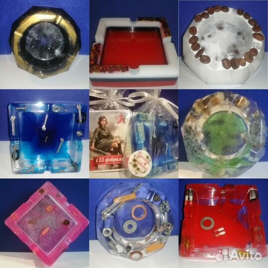 Пепельница из эпоксидной смолы