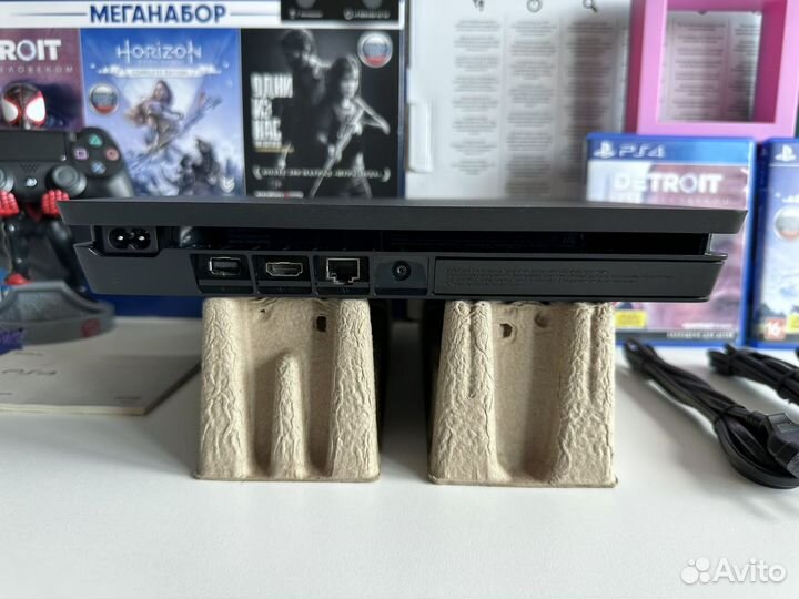 Sony PS4 slim 1tb гарантия отл.состояние