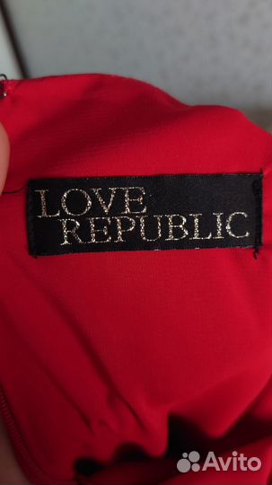 Платье женское красное Love Republic