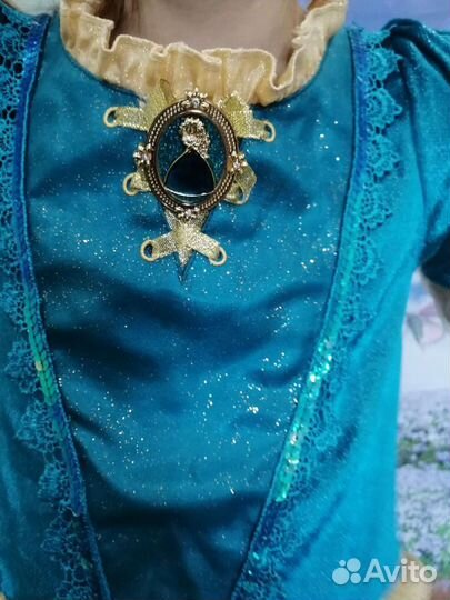 Новогодний костюм Мериды с париком 8-10 лет