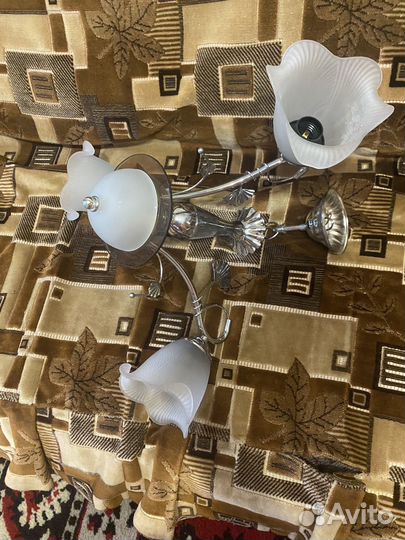 Люстра потолочная бу