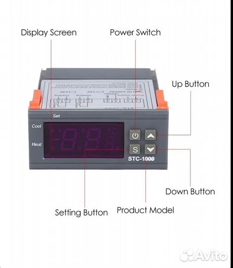 Цифровой регулятор температуры STC-1000
