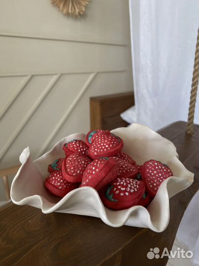 Мини-бомбочки клубника