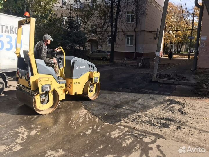 Асфальтирование, благоустройство, брусчатка