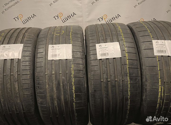 Continental SportContact 6 295/35 R23 94Y