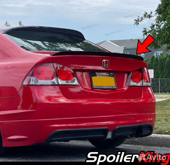 Дактейл спойлер Honda Civic 8 4D