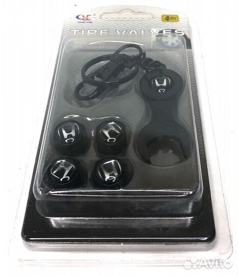 Колпачки на ниппеля - Honda (с ключом/разные цвета