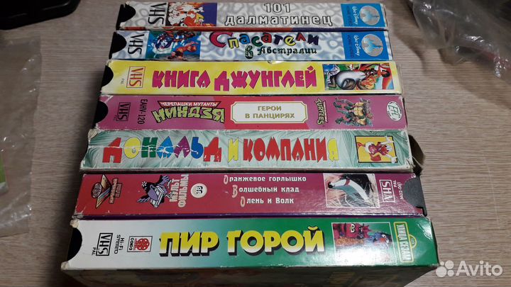 Видеокассеты мультфильмы