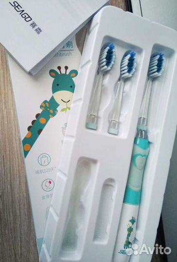 Seago детская звуковая электрическая зубная щетка