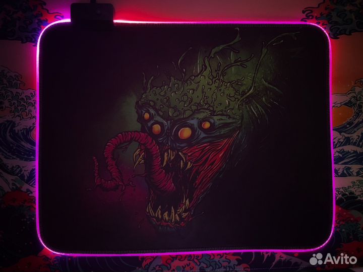 Коврик для мышки Zet Gaming с подсветкой RGB