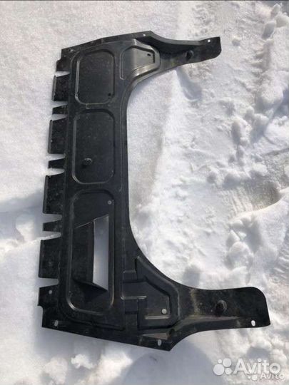 Защита картера skoda rapid пластиковая