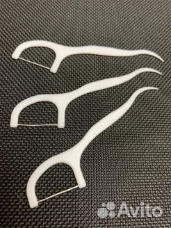 Зубная нить с зубочисткой, флосеры для зубов-100шт