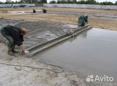 Бетонирование площадок/дворов