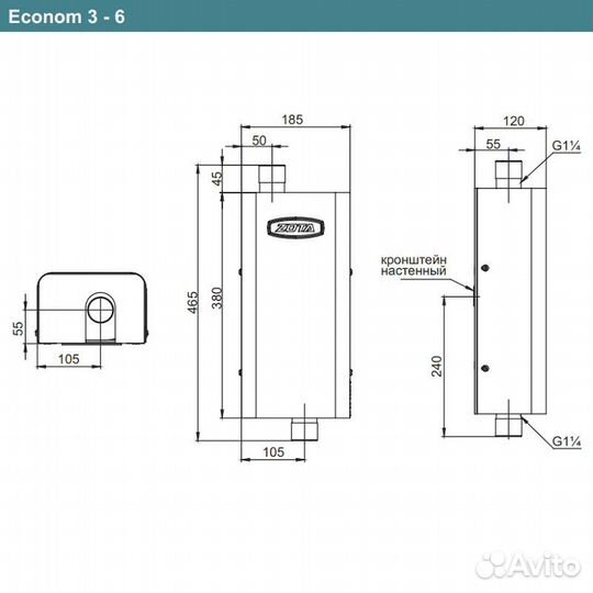 Электрокотел Zota econom SSR 6