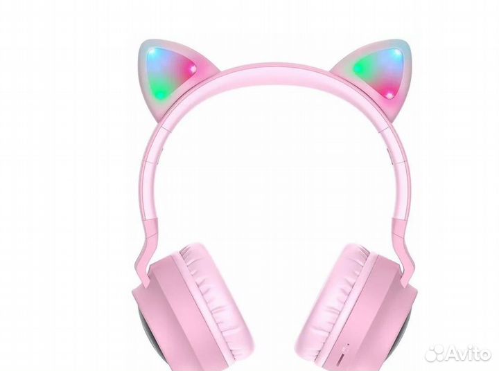 Наушники беспроводные hoco W27 Cat ear с ушками
