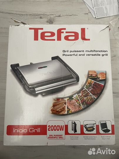 Электрогриль tefal новый