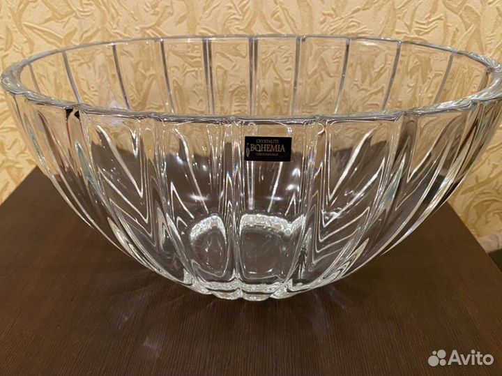 Салатник хрустальный