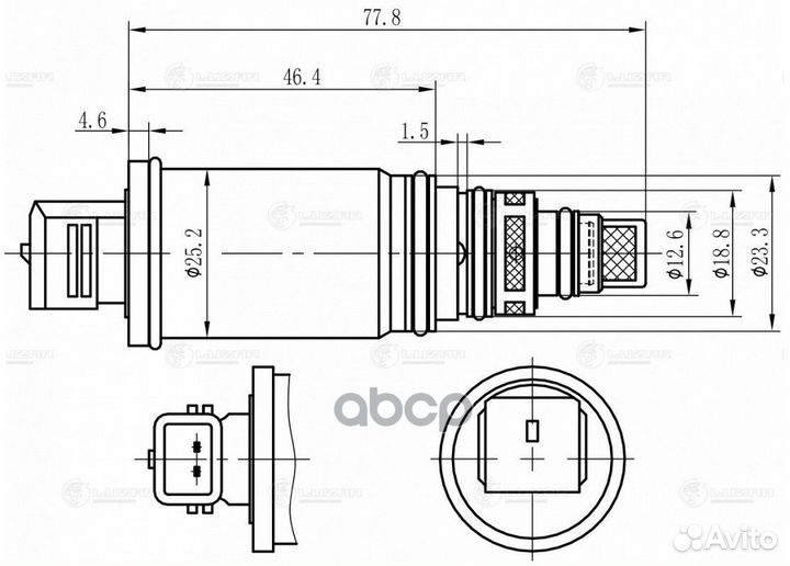 Lccv0801 luzar клапан регулир. компрессора конд