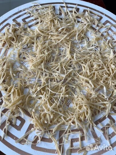 Домашняя лапша ручная резка