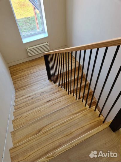 Лестница в дом. Металлокаркас