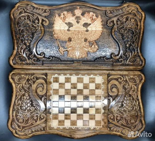 Нарды большие, ручной работы