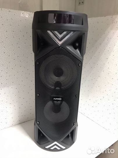 Портативная колонка fumiko tower с подсветкой и ми