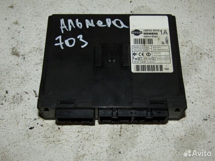 Блок электронный Almera N16 2000-2006