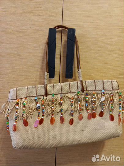 Сумка женская плетеная