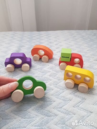 Деревянные игрушки пакетом