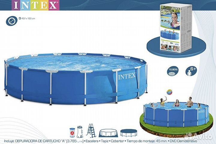 Каркасный бассейн Intex 28242 457x122
