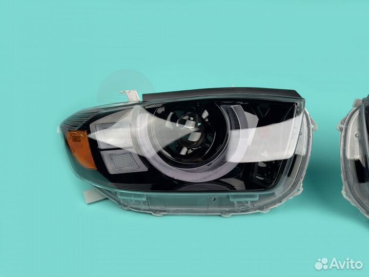 LED фары Toyota Highlander 2007-2013г