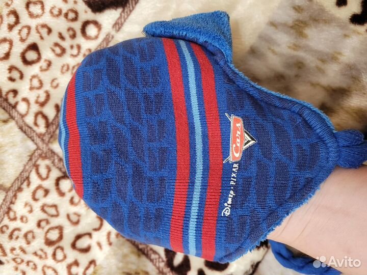 Детская шапка с изображением Молнии Ммаквин