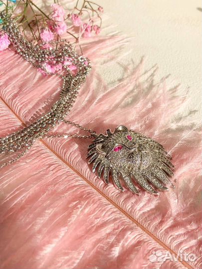 Золотое Колье APM Monaco Цирконы