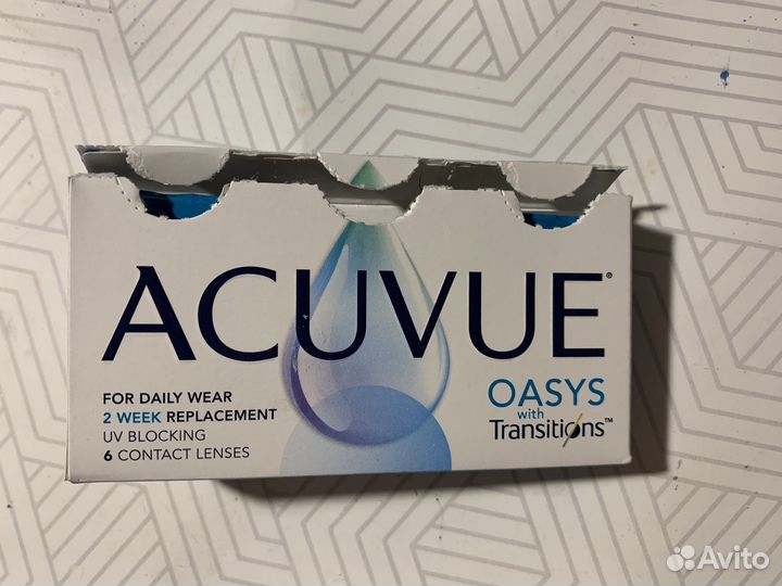 Фотохромные контактные линзы acuvue
