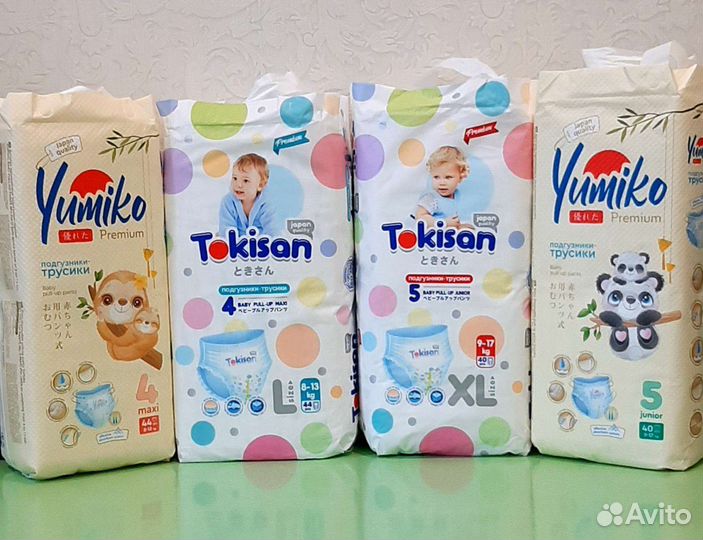 Подгузники трусики tokisan #L XL, yumiko #4,5