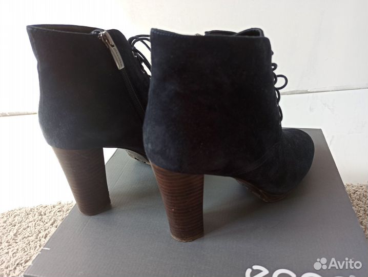 Ботильоны эконика натур замша р 40