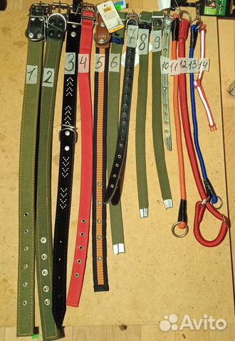 Ошейники/шлейки/намордники