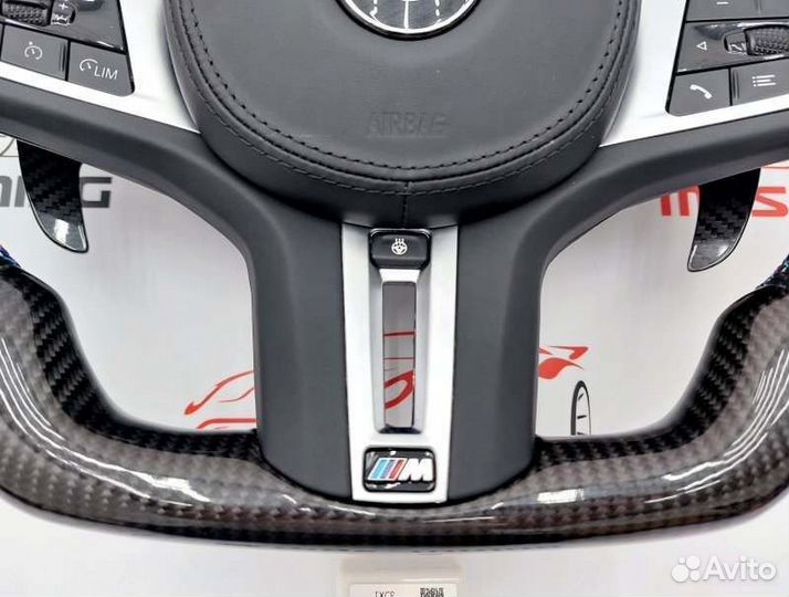 Руль M бмв X3 G01 X3M F97 карбон дисплей подогрев