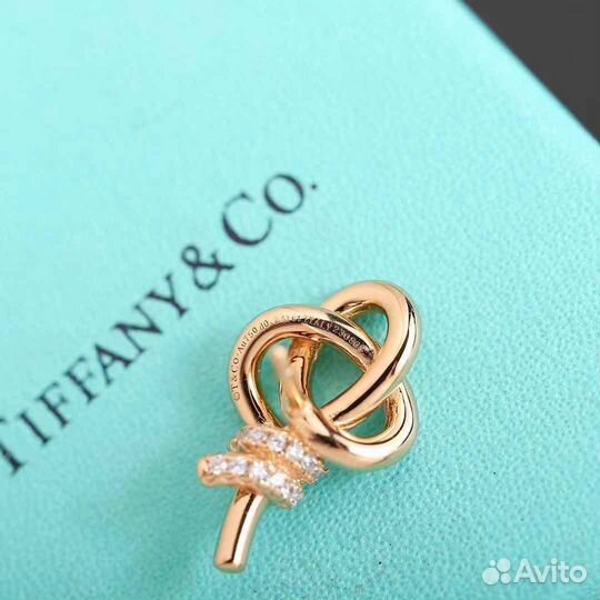 Серьги Tiffany Co Золото Бриллианты