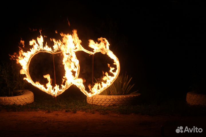 Огненное шоу. Файер- пиротехническое шоу