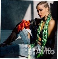 Канекалон, салатовый, магазин