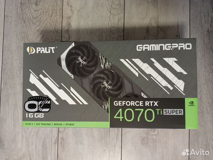 Видеокарта Palit RTX 4070 Ti Super GamingPro OC 16