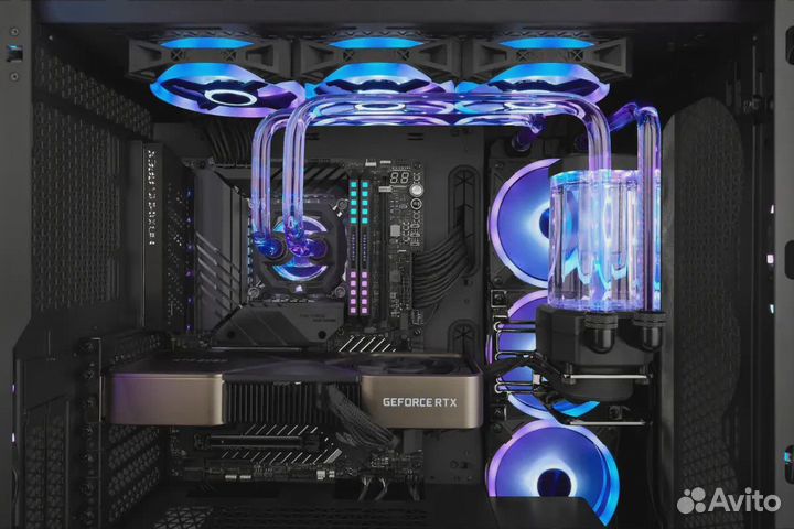 Corsair xh305i rgb pro Кастомная система охлаждени