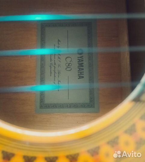 Гитара yamaha c80